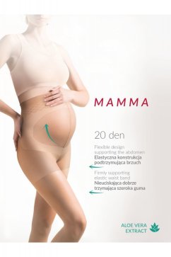 Tehotenské pančuchové nohavice 108 Mamma 20 den