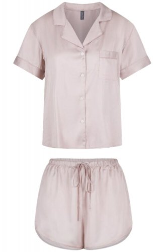 Letné dámske pyžamo Rose Dust - Veľkosť: M, Farba: Ružová - púdrová